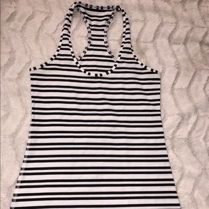 Lululemon Striped Racerback Tank